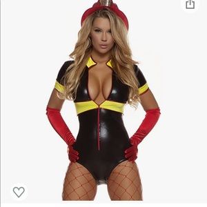 Fireman Halloween costume! Worn Once! Price not negotiable! L-XL Will ship ASAP